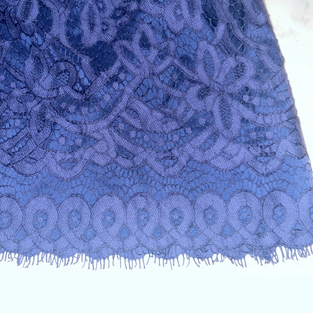 Pea in the of Floral lace overlay maternity dress nylon cotton blend l - Picture 2 of 4